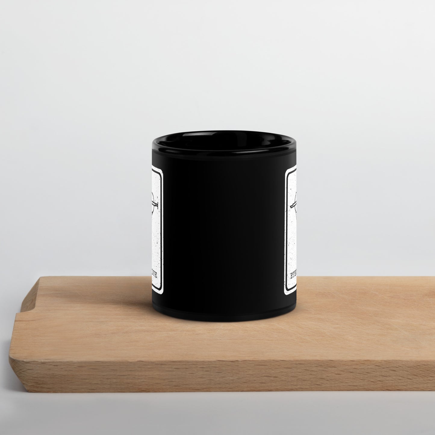 Black Glossy Eternal Love Mug