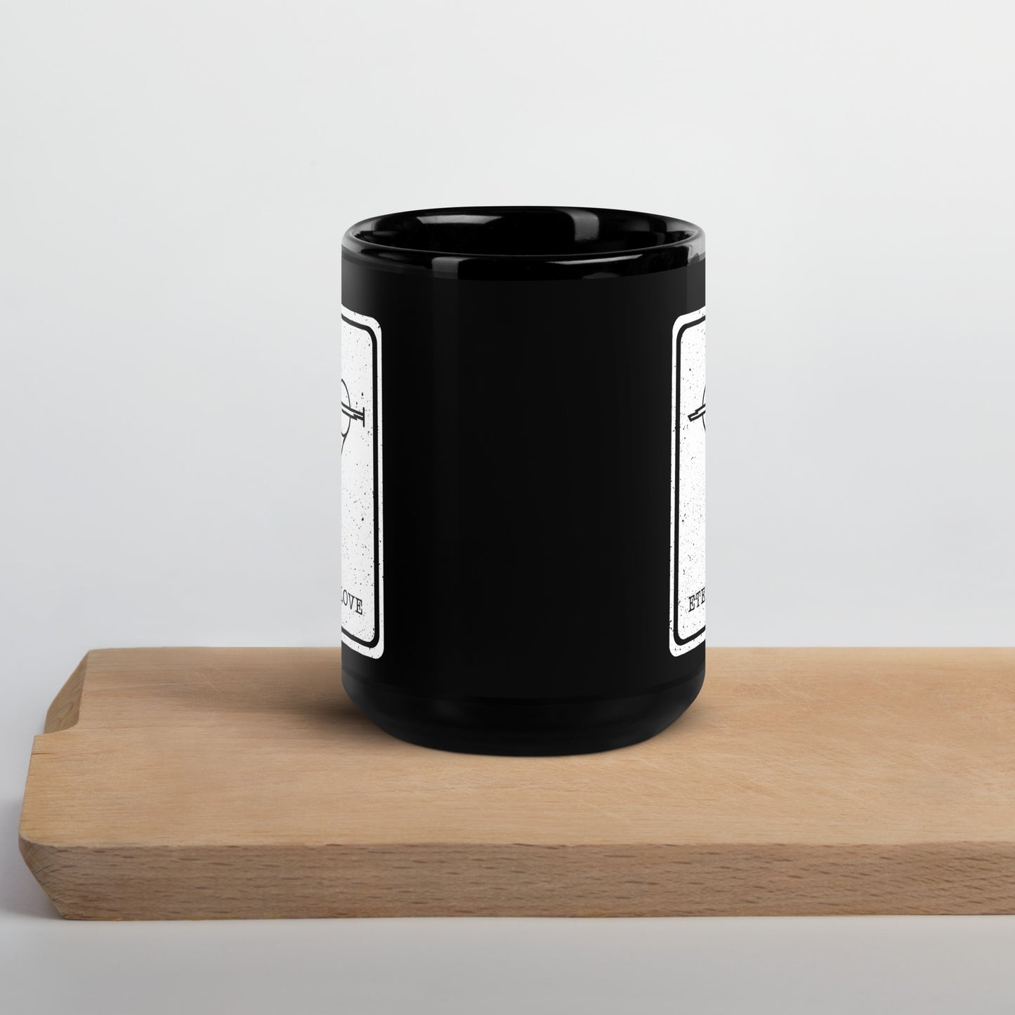 Black Glossy Eternal Love Mug