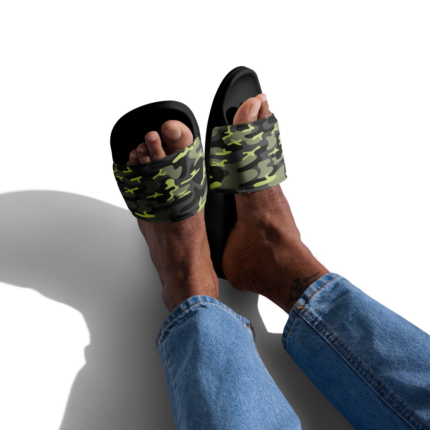 Green Camo Men’s Slides