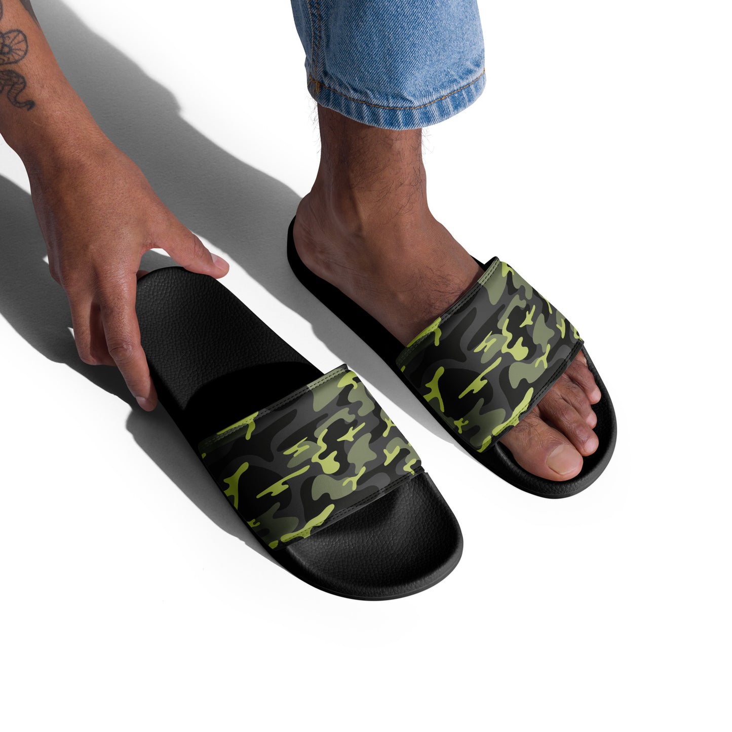 Green Camo Men’s Slides