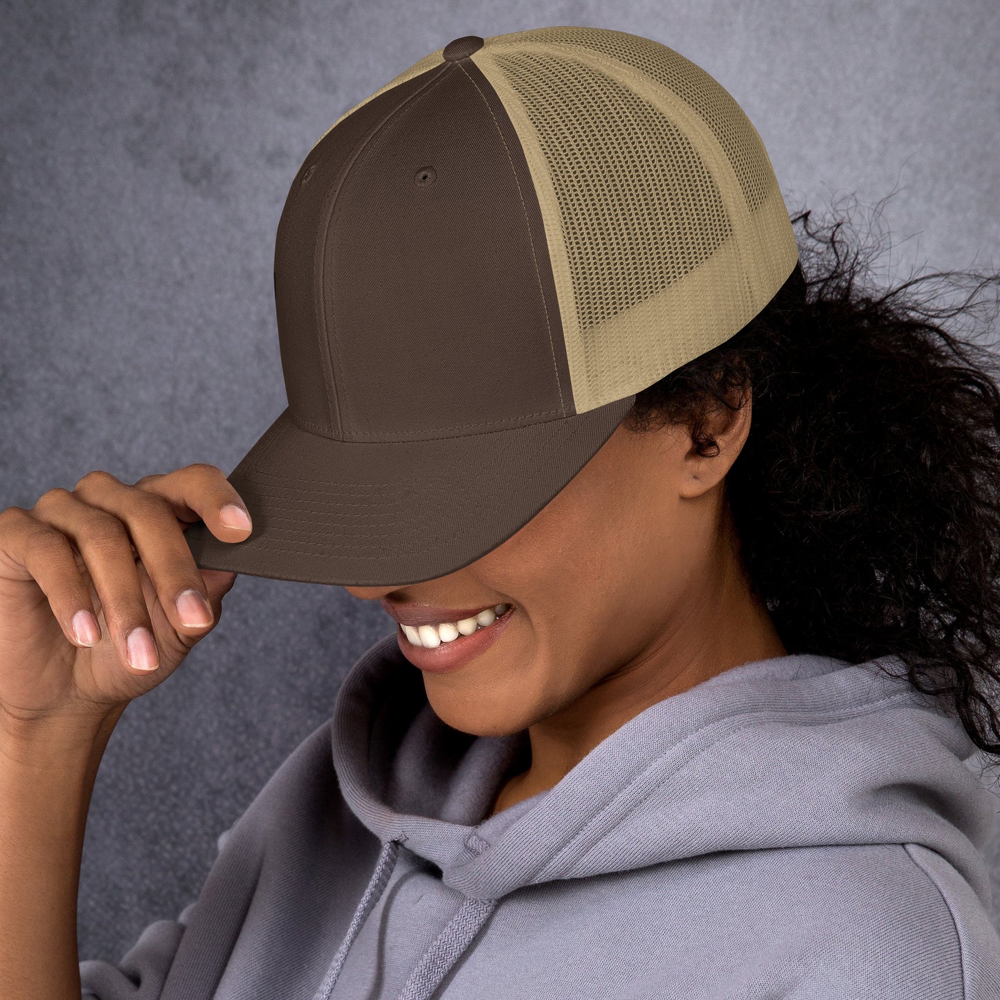 Jesus Cross Black Women's Trucker Cap