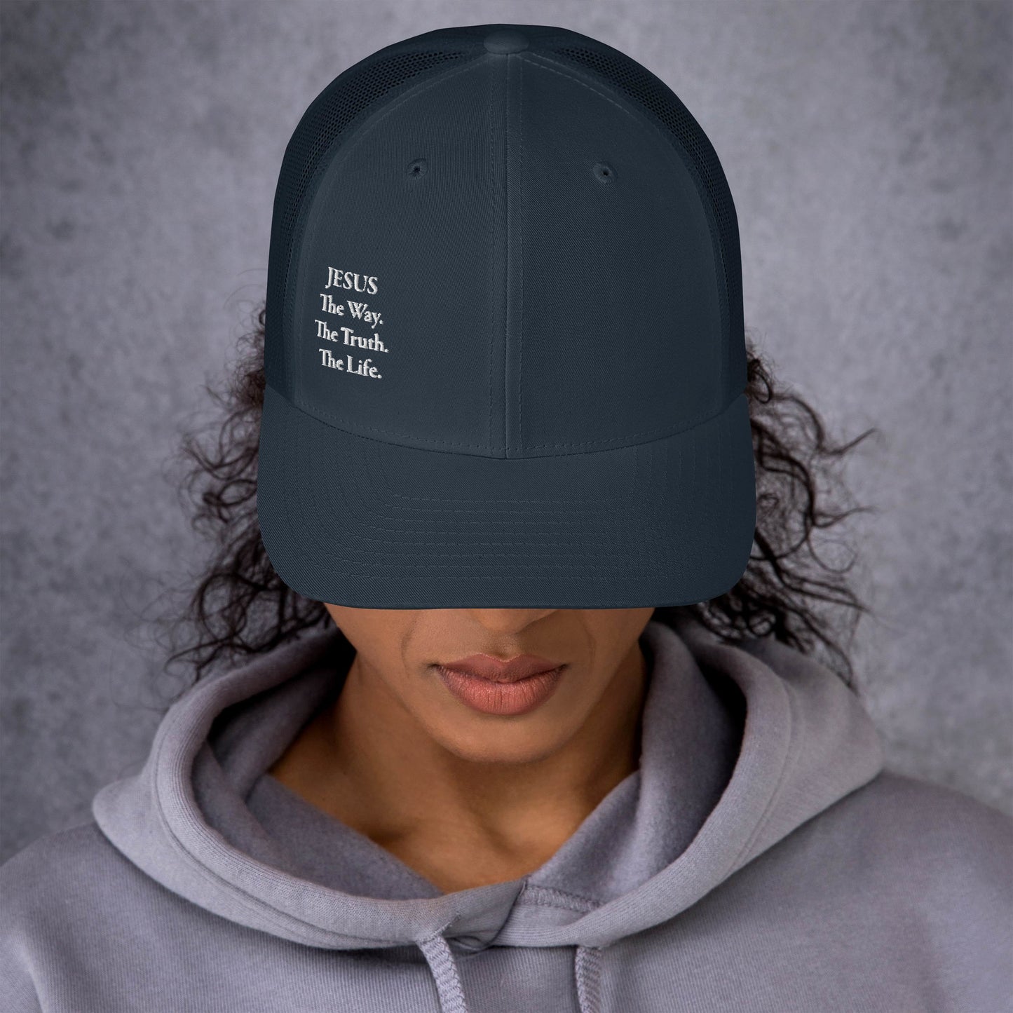 Jesus The Way White Women's Trucker Cap