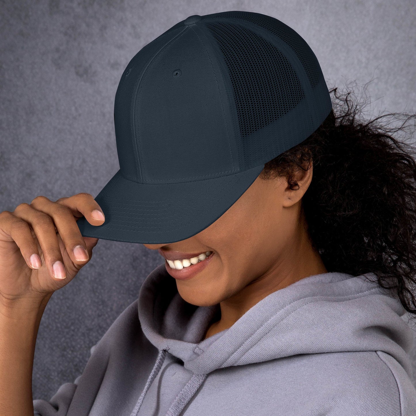 Jesus Cross Black Women's Trucker Cap