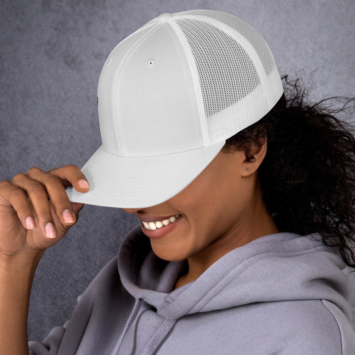 Jesus Cross Black Women's Trucker Cap