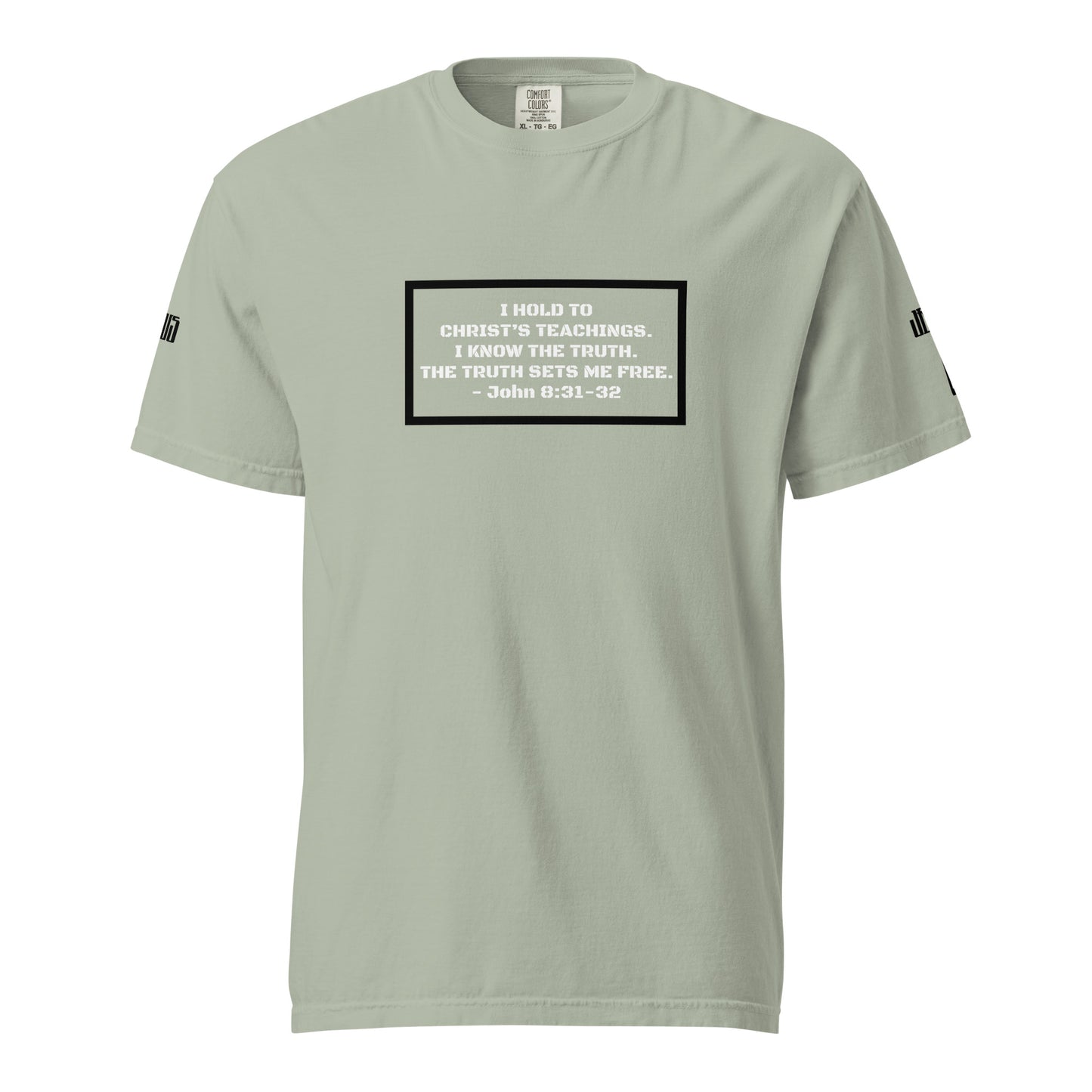 Christ's Teachings Black & White Unisex Heavyweight T-Shirt