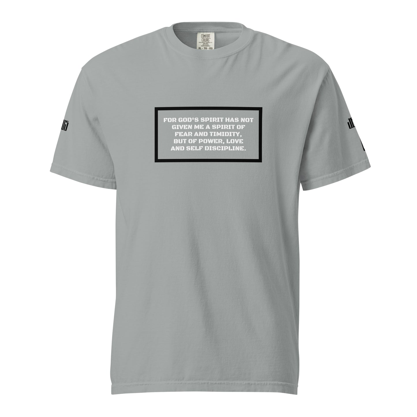 God's Spirit Has Not Given Me Black & White Unisex Heavyweight T-Shirt