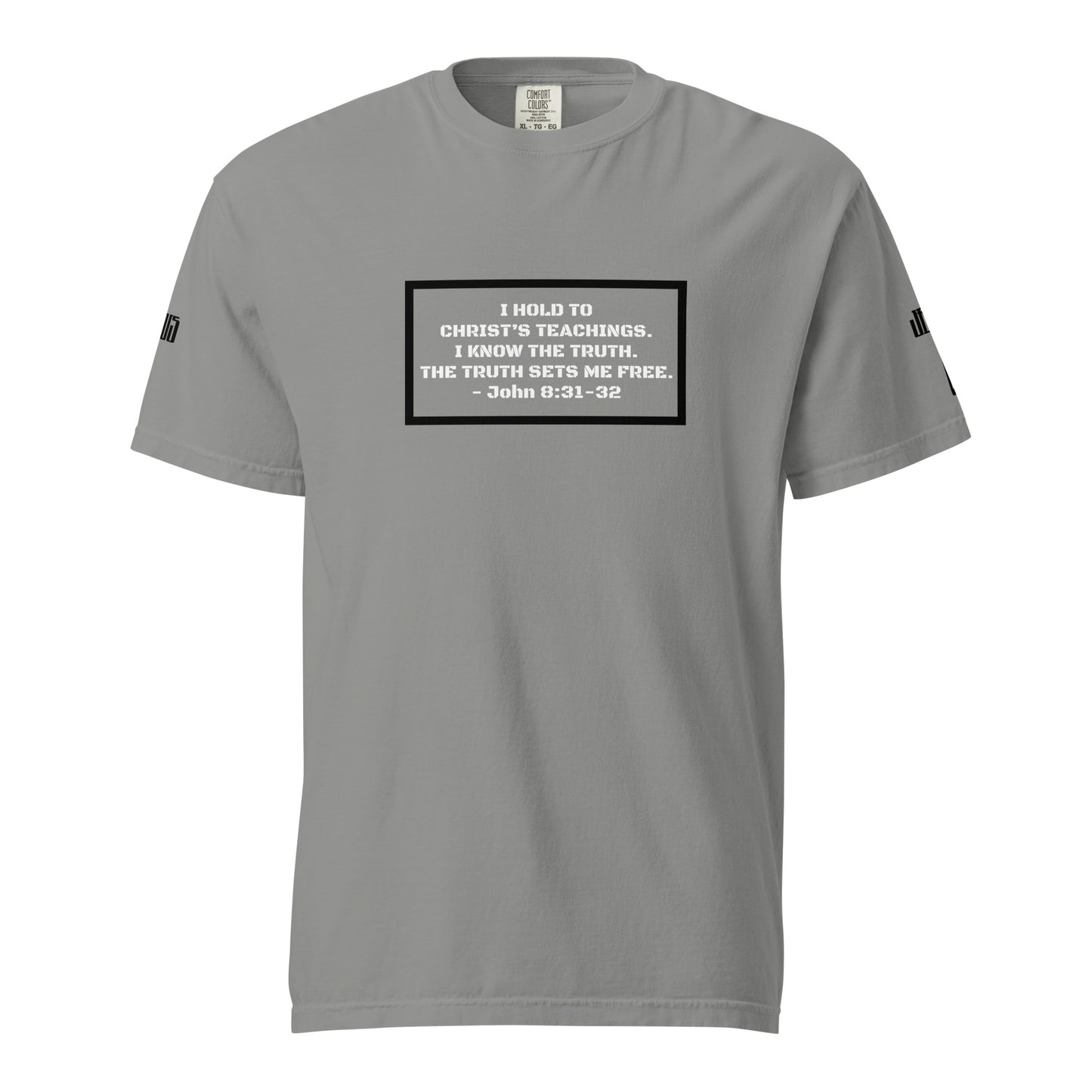 Christ's Teachings Black & White Unisex Heavyweight T-Shirt