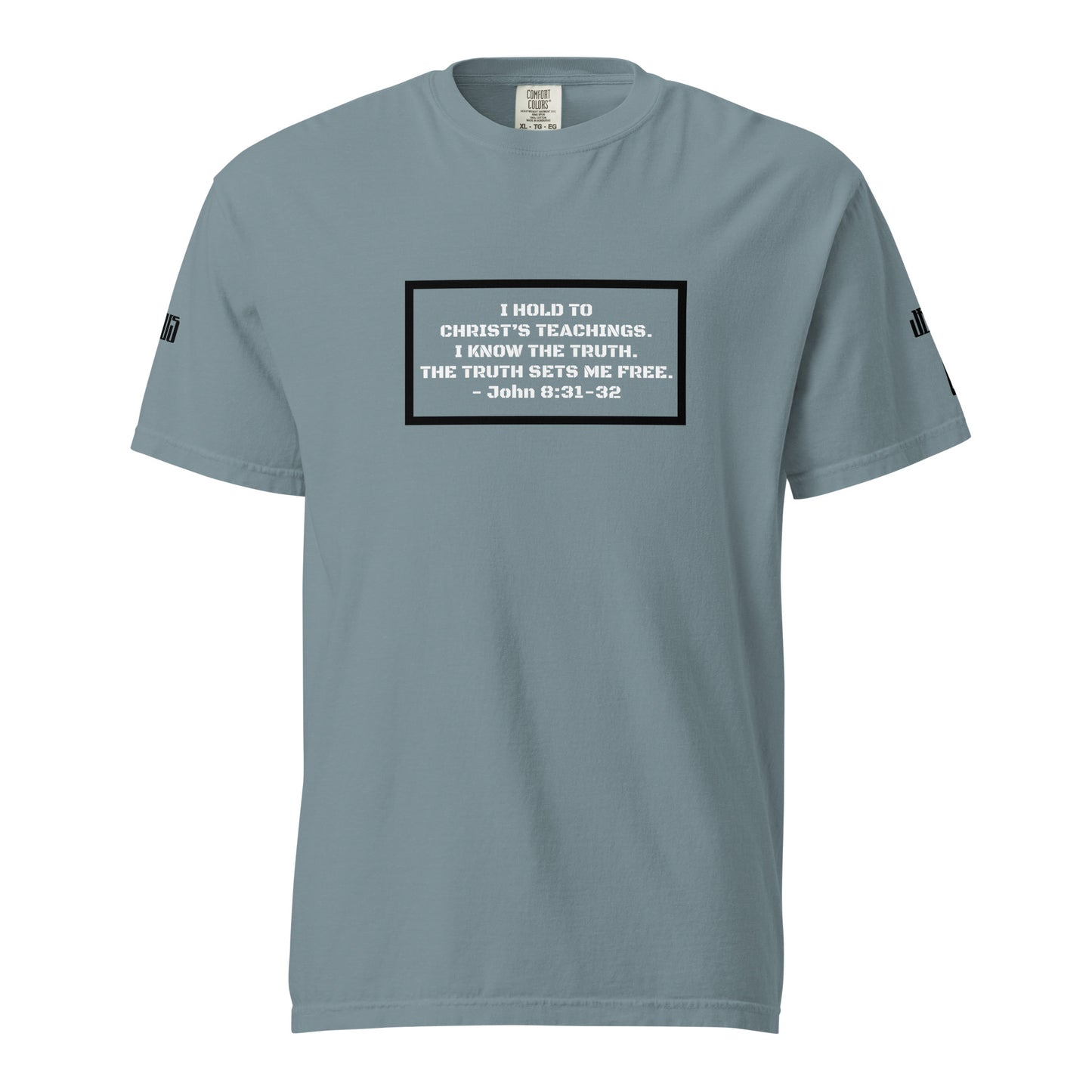 Christ's Teachings Black & White Unisex Heavyweight T-Shirt