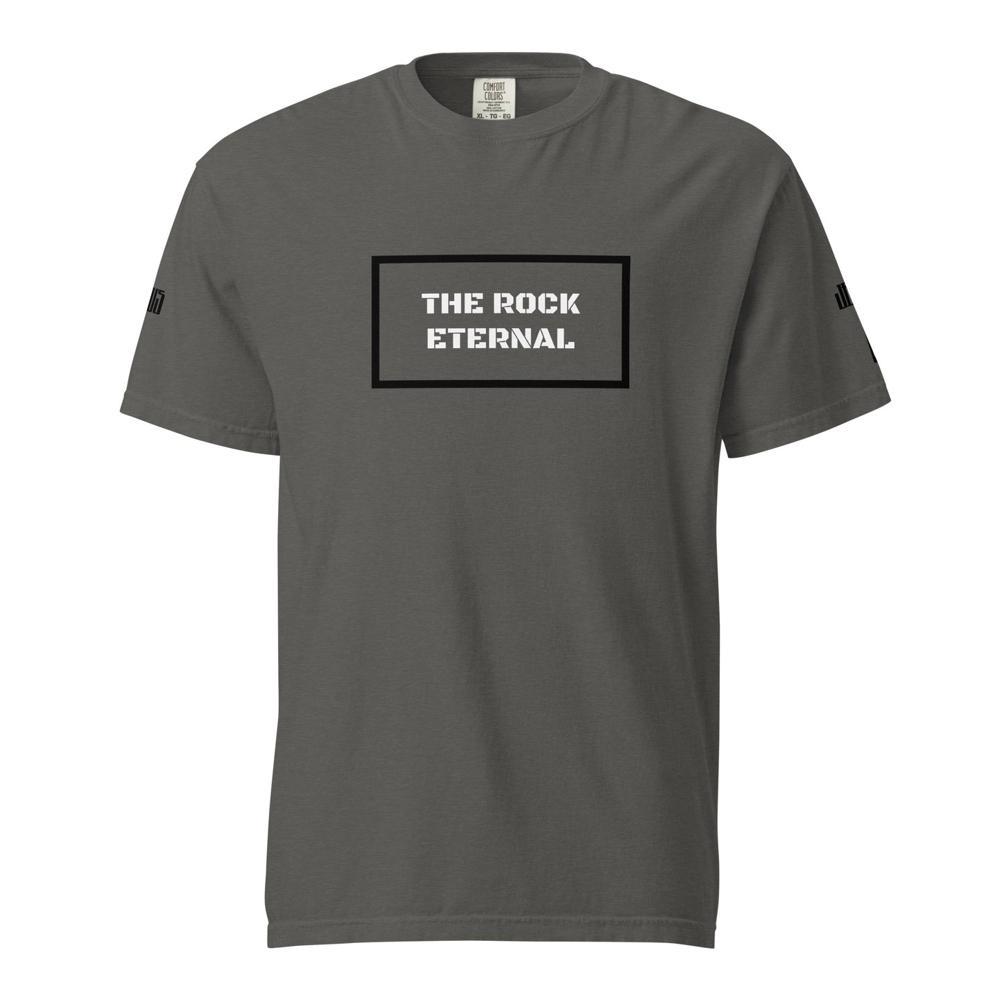 The Rock Eternal Black & White Unisex Heavyweight T-Shirt