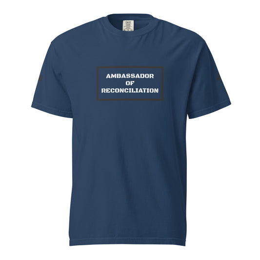 Ambassador of Reconciliation Black & White Unisex Heavyweight T-Shirt